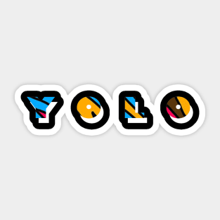 yolo life Sticker